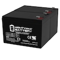 Mighty Max Battery 12v 9AH Battery for Fireworx EBPS6A Remote Power Supply - 2 Pack ML9-12MP22249